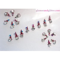 Small Burgundy Bindis Crystals Colored Beads Body Art Tattoo Stickers Nail decoration SCA LOTR CB131