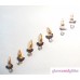 3 Sets of Bindis Body Jewelry in Red Gold Black with crystals, diamante, jewels - 28 Bindis total