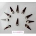 3 Sets of Bindis Body Jewelry in Black Maroon crystals, diamante, jewels Gothic Tattoos Flames - 32 bindis