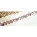 1/2" Metallic Champagne Braided Sequins Trim Bridal Wedding Lace Cake Jewelry BT107