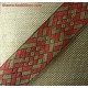 1 3/8" Jacquard Red Champagne Gold Embroidered Trim Lace Ribbon Home Decor Curtains Arts Crafts Accessories lampshades ottomans TJ116