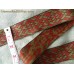 1 3/8" Jacquard Red Champagne Gold Embroidered Trim Lace Ribbon Home Decor Curtains Arts Crafts Accessories lampshades ottomans TJ116