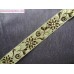 1" Champagne Copper Jacquard Floral Bridal Wedding Trim Lace Ribbon SCA Renaissance BT108