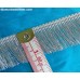 1 1/8" Silver Fringe Brush Eyelash Trim Braided Loops Bridal Wedding Home Decor Curtains Pillows Lampshade SCA Renaissance LOTR Costumes FT101