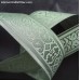 2" Wide Silver on Silver Metallic Bridal Jacquard Trim Ribbon Lace Paisley fleur-de-lis geometric LOTR SCA Renaissance BT114