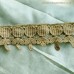 Antique Gold Cutwork Trim Lace Ribbon 2 1/8" Wide Regal Royal Evening dress Renaissance Medieval Costume Bollywood Wedding CT101 Antique Gold Cutwork Trim Lace Ribbon 2 1/8" Wide Regal Royal Evening dress Renaissance Medieval Costume Bollywood Wedding CT101
