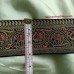 2 7/8" Wide Brocade Jacquard Embroidered Trim Black Gold Red Elephants Peacocks Lace SCA Renaissance Bohemian Regal Royal TJ123 2 7/8" Wide Brocade Jacquard Embroidered Trim Black Gold Red Elephants Peacocks Lace SCA Renaissance Bohemian Regal Royal TJ123