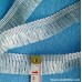 1" Silver Fringe Brush Eyelash Trim Ruche edging Braided Loops Bridal Wedding Home Decor Curtains Pillows Lampshade Dance Costumes FT104