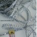 1/4" Metallic Silver Braided Sequin Trim Bridal Wedding Lace Veils Belts Doll Jewelry LOTR SCA Renaissance BT120