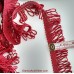 Red Chainette Fringe Tassel Loop Braid Trim 1 1/2" (40mm) Dancewear Apparel Costume Home Decor Curtains Cushions Lampshade FT106 Red Chainette Fringe Tassel Loop Braid Trim 1 1/2" (40mm) Dancewear Apparel Costume Home Decor Curtains Cushions Lampshade FT106