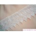 3 1/8" Wide White Venise Galloon Cluny Scalloped Cotton Bridal Lace Trim