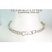 Silver tone Charms Ball Chain modern playful Bracelet Gypsy Belly Dancing BL108