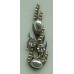 Metallic Silver Bridal Bindis Set with Crystals BB102