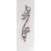 Metallic Silver Bridal Bindis Set with Crystals BB105