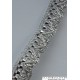 1/2" Metallic Silver Bridal Wedding Trim Lace SCA Renaissance LARP TS102